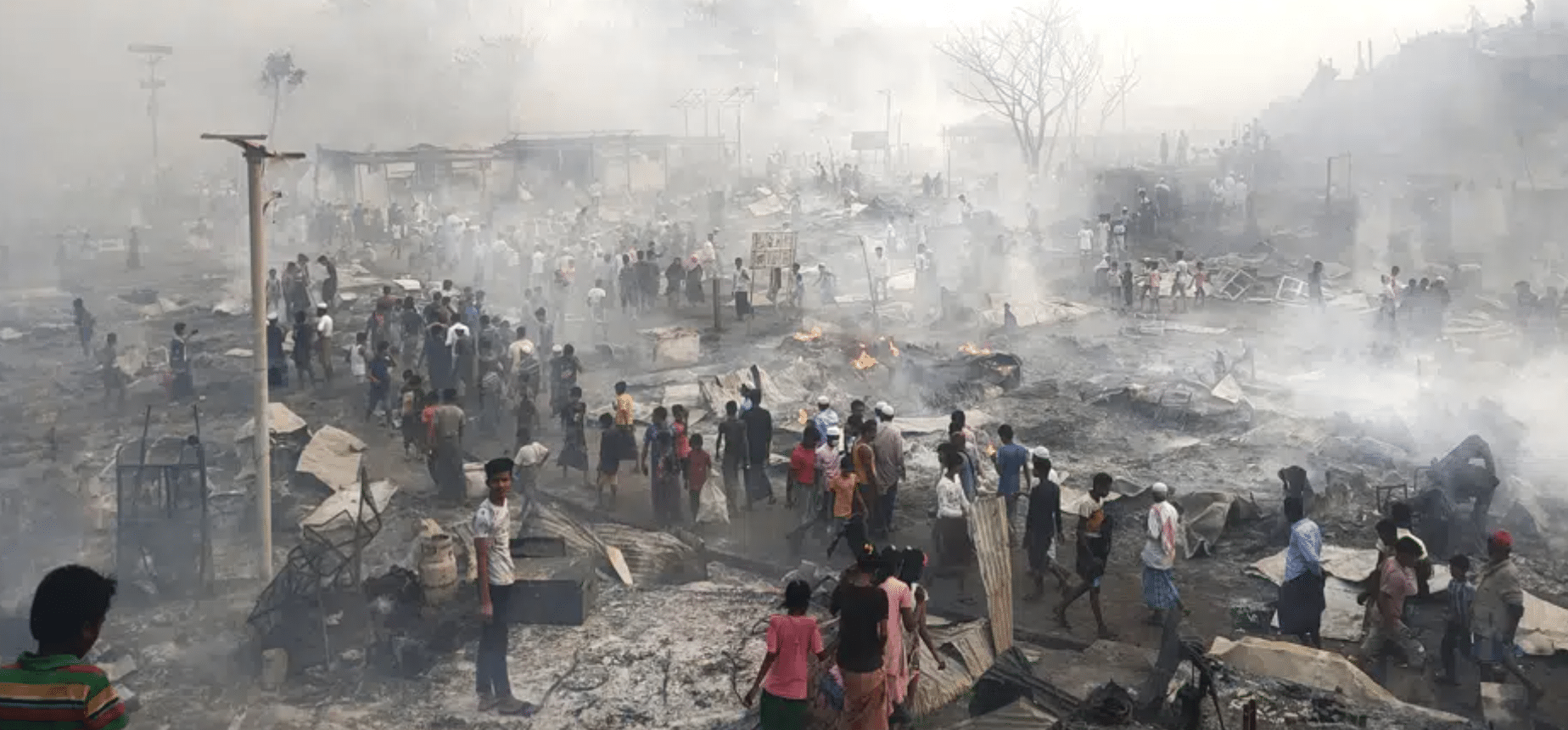 Incendio-campo de refugiados