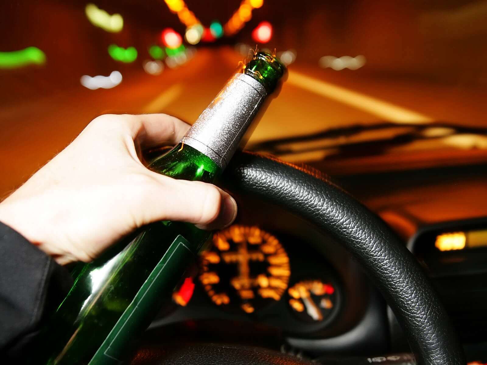 Manejar ebrio, Carretera, Volante