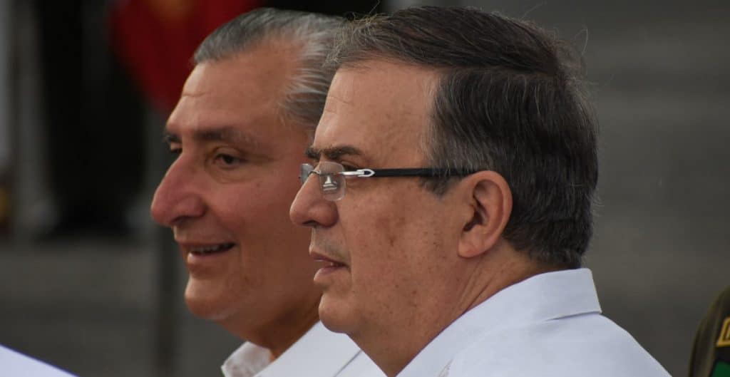 Marcelo Ebrard y Adán Augusto López