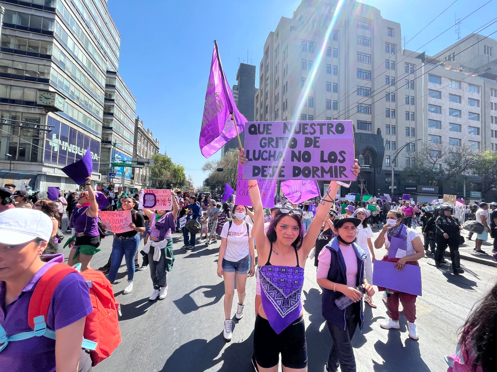 8m Así Avanza La Marcha Por El Día Internacional De La Mujer En Cdmx Línea Directa 5528