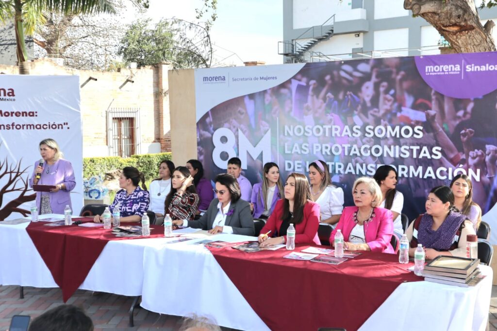 Mujeres morenistas conmemoran el 8 de Marzo en Los Mochis (2)