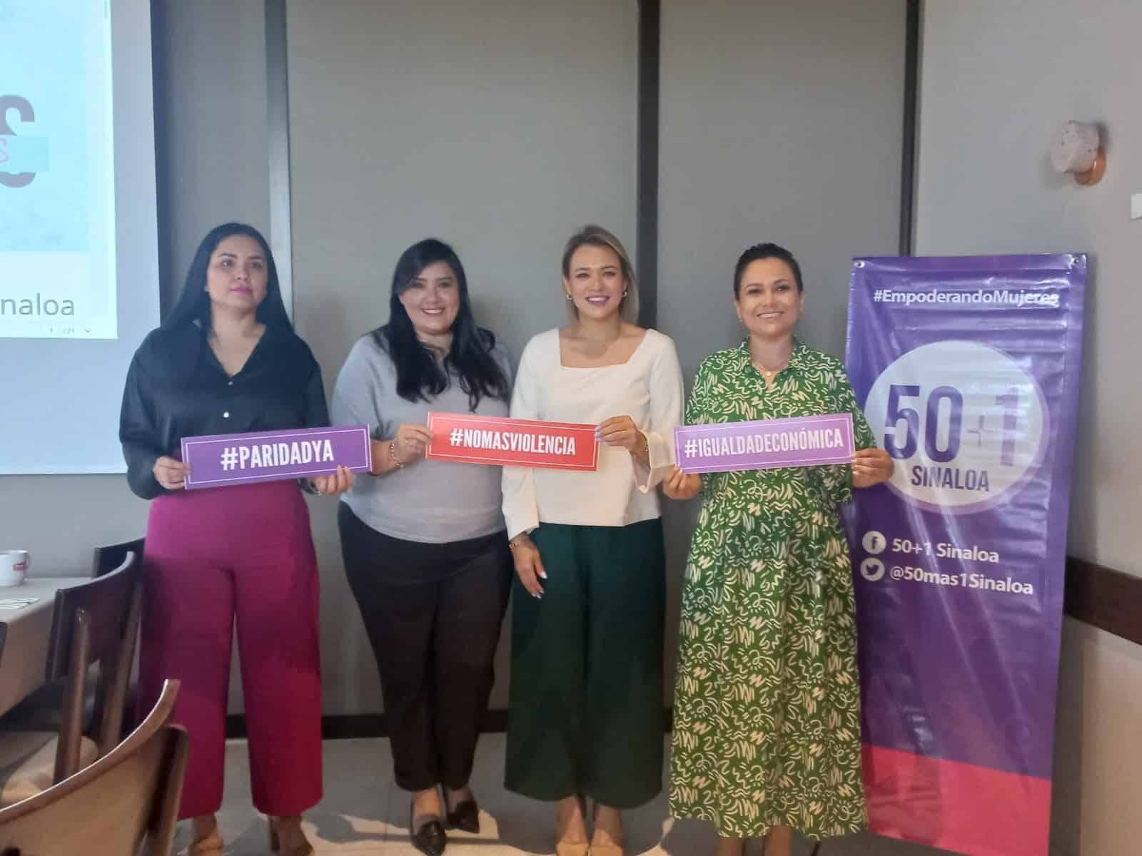 “No hay paridad en el gabinete de Rocha; es una violación a la Constitución”, acusa el Colectivo 50+1