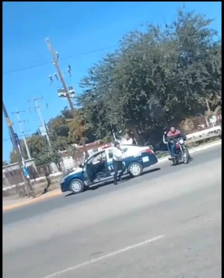 Viralizan persecución en Guasave en sentido contrario y a toda velocidad