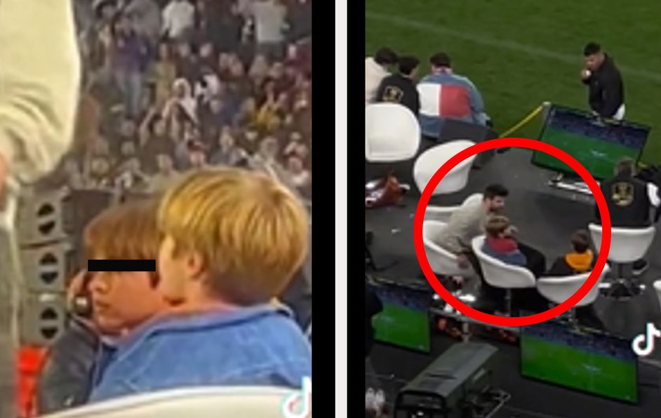 ¿Hubo gritos? Cámara capta a Gerard Piqué regañando a sus hijos