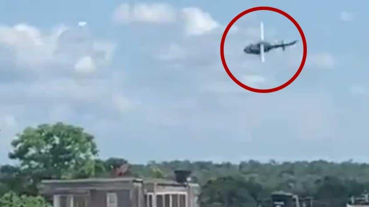 Reportan cuatro muertos tras desplome de helicóptero militar en Colombia