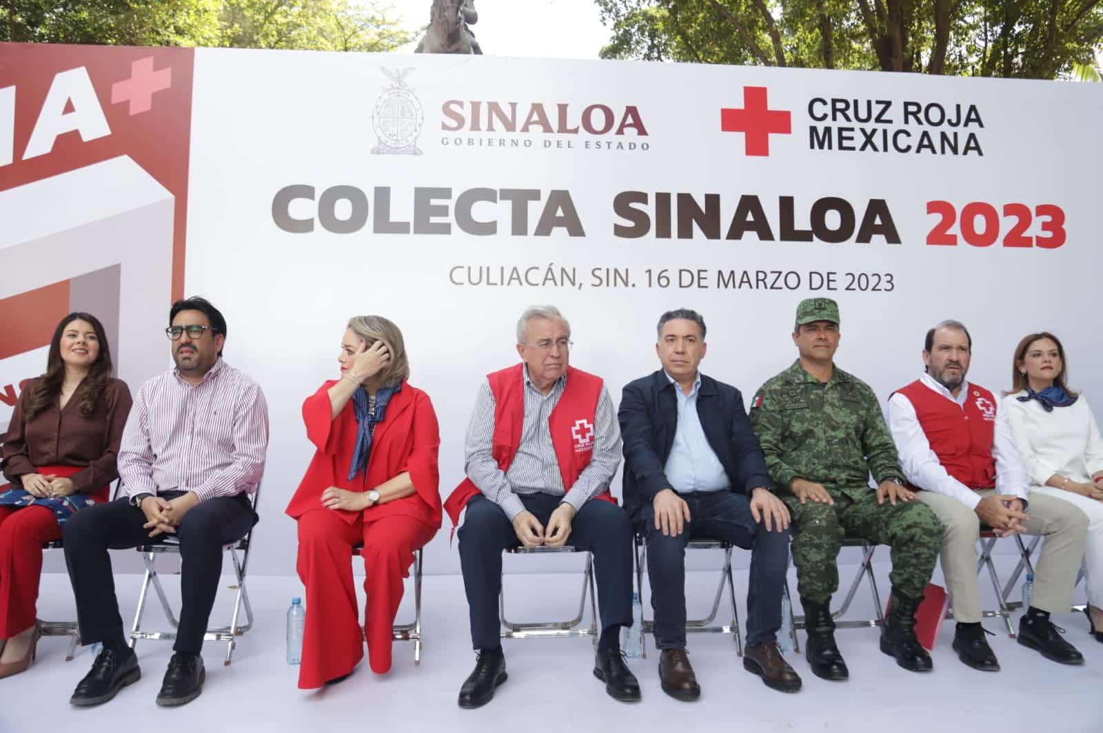 Rubén Rocha Moya, Colecta Cruz Roja Culiacán