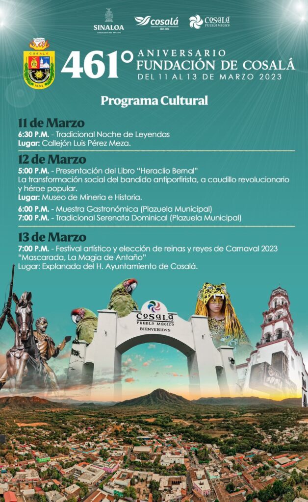 Se alista Cosalá Pueblo Mágico para celebrar su aniversario01