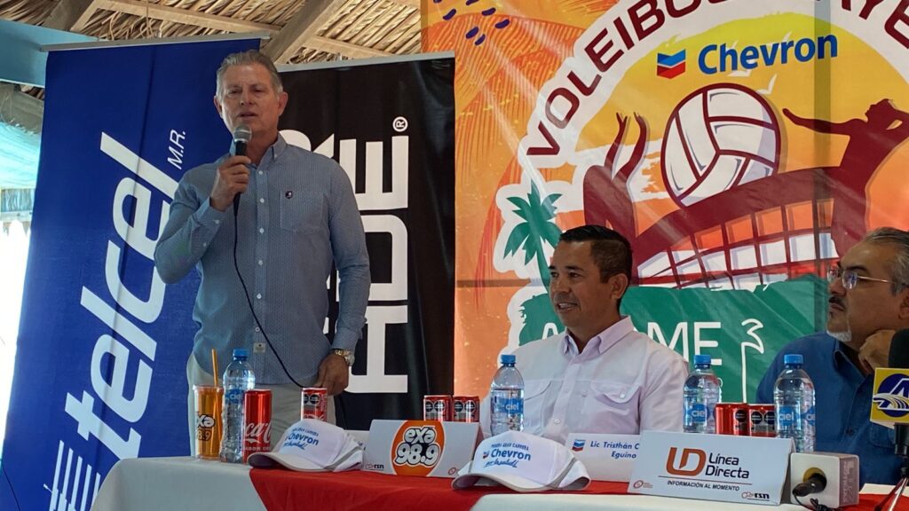 VIDEO ¡Para Semana Santa! Presentan el atractivo Torneo de Voleibol Chevron Tormenta en la Arena