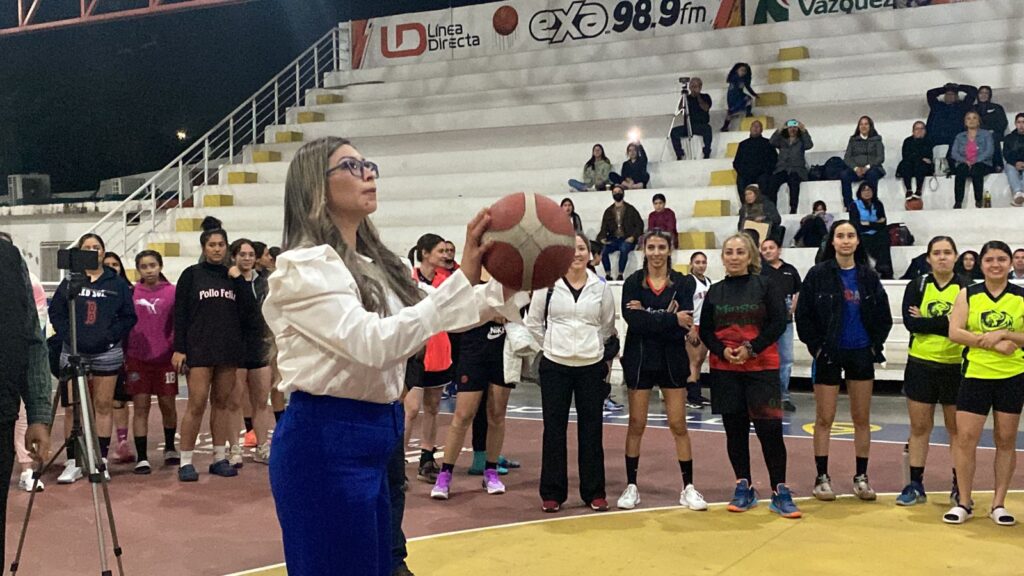 ¡En Ahome! Inauguran Liga Femenil de Básquetbol Mingo Vázquez 2023