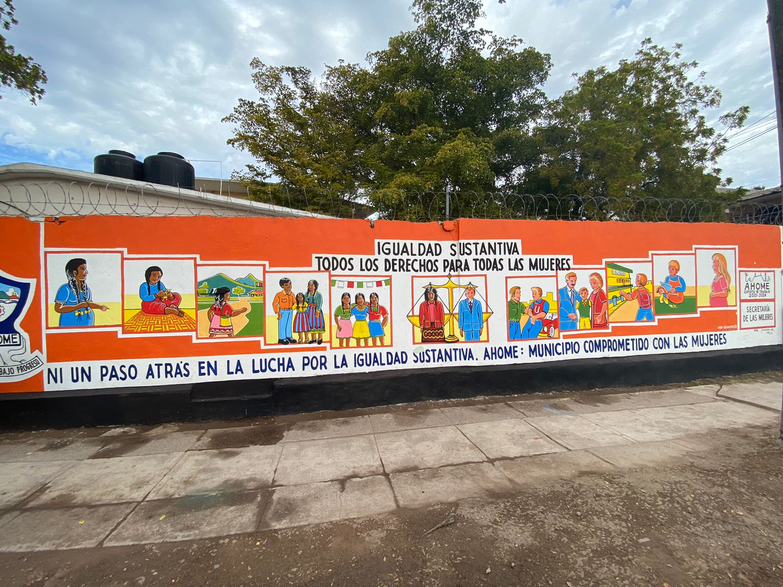 Inauguran en Los Mochis mural “Igualdad Sustantiva” ¿Dónde se encuentra?