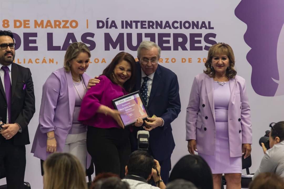 ¡Destacada! Reconocen a Delia Barraza en el marco del Día Internacional de la Mujer