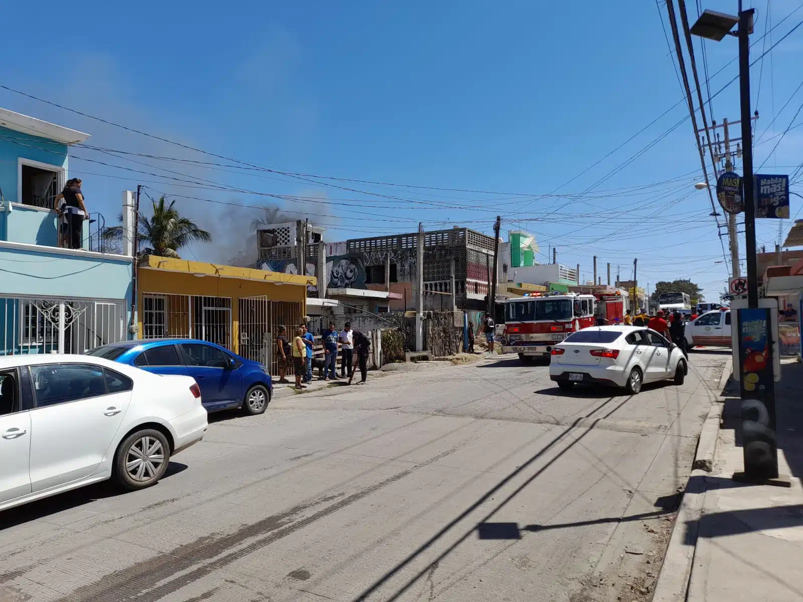 De nueva cuenta, se incendia vivienda por la Robles Quintero en Mazatlán