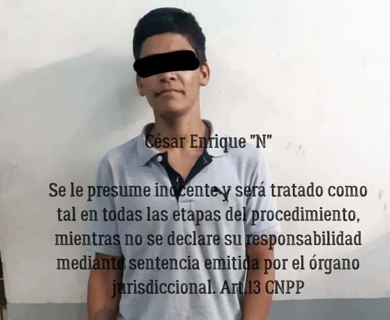 detenido robo mochila Mazatlán