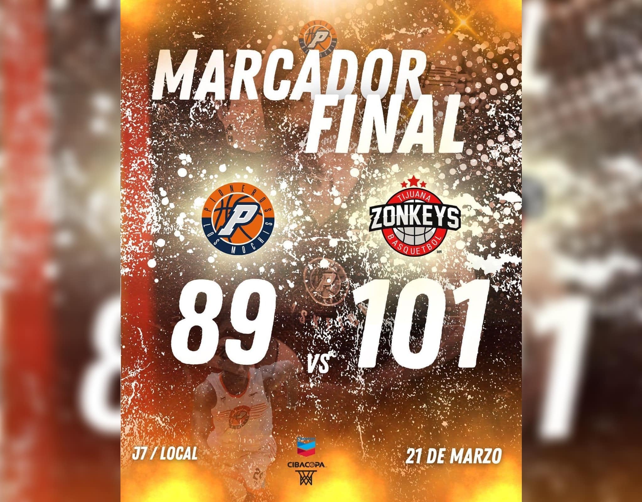 ¡Mala racha! Pioneros cae ante Zonkeys en el primero de la serie