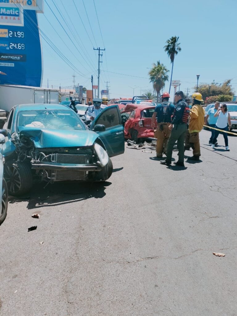 Accidente Carambola Culiacán