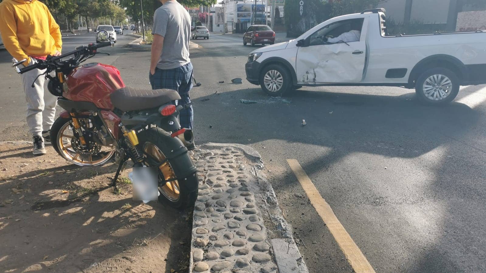 Accidente Culiacán Motociclista lesionado