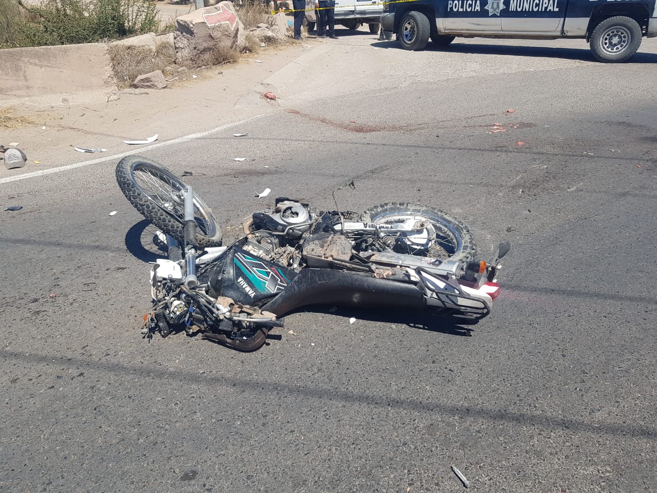 David murió al sufrir un accidente en motocicleta; un torton le pasó por encima en Salvador Alvarado