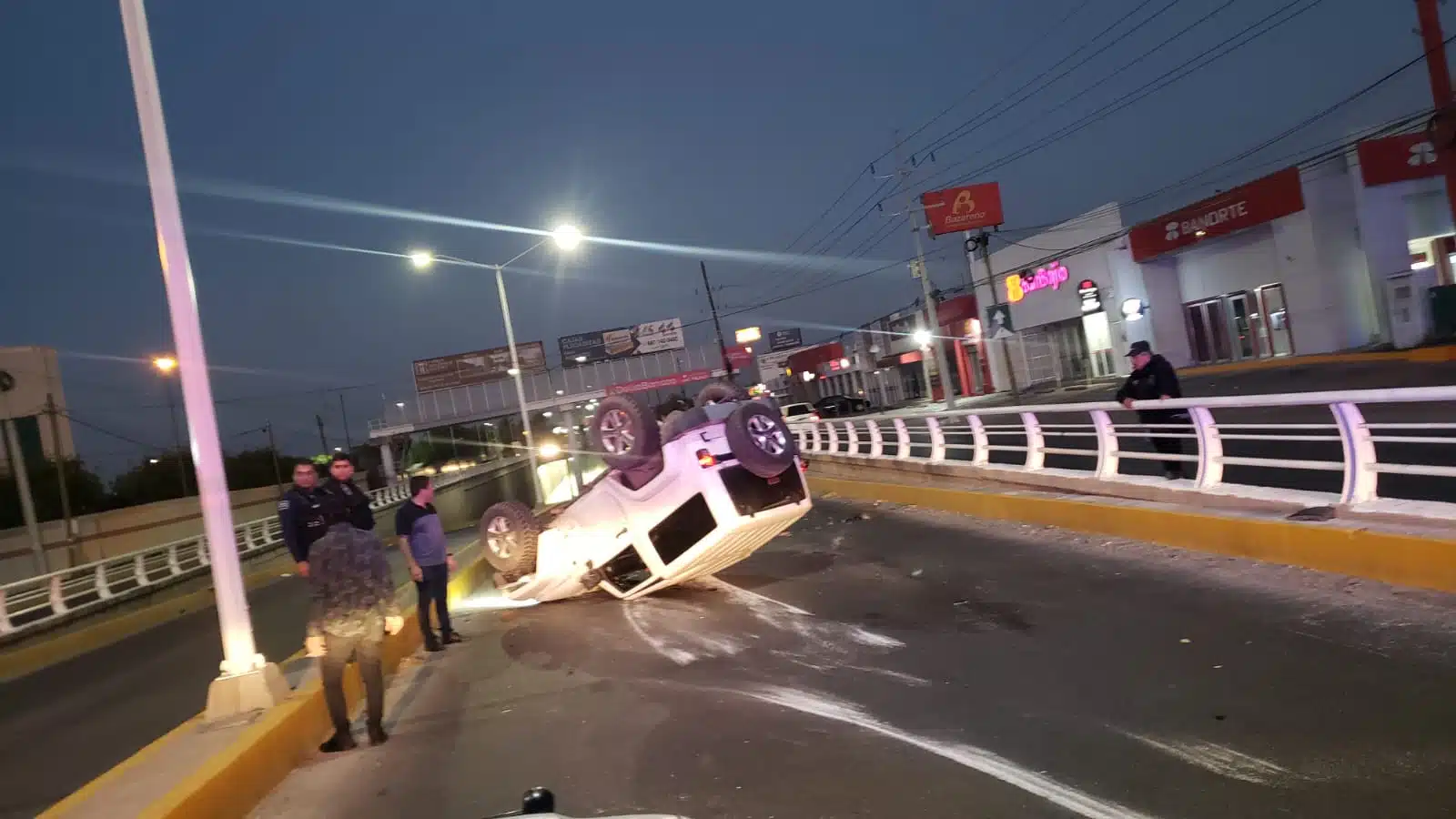 Accidente Jeep Policíaca Culiacán Volcadura