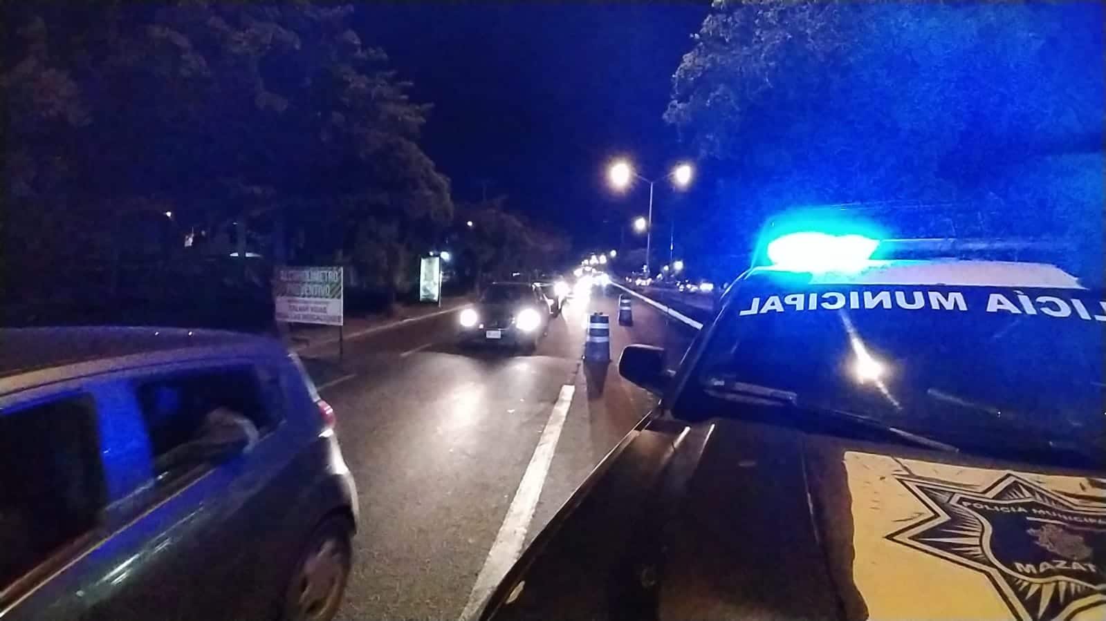 Alcoholimetro Mazatlán Operativo Policíaca