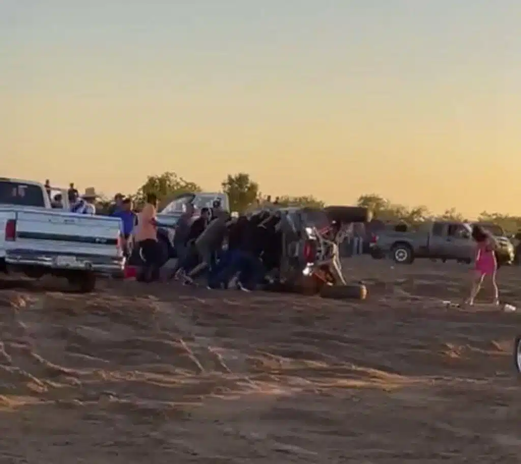 Anahí se encuentra estable; es la joven a quien le cayó un racer encima en playa de Culiacán