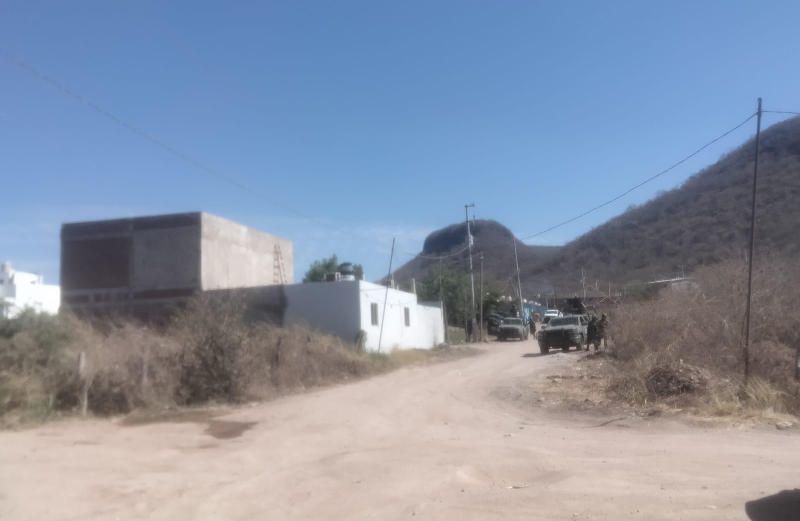 Casa asegurada Narcolaboratorio Ampliación El Barrio Culiacán