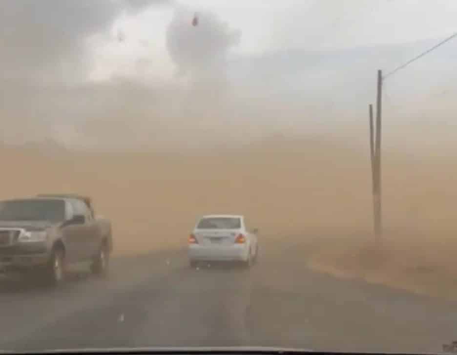 Clima vientos tolvaneras