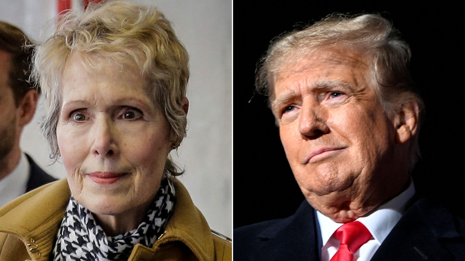 Donald Trump y Jean Carroll