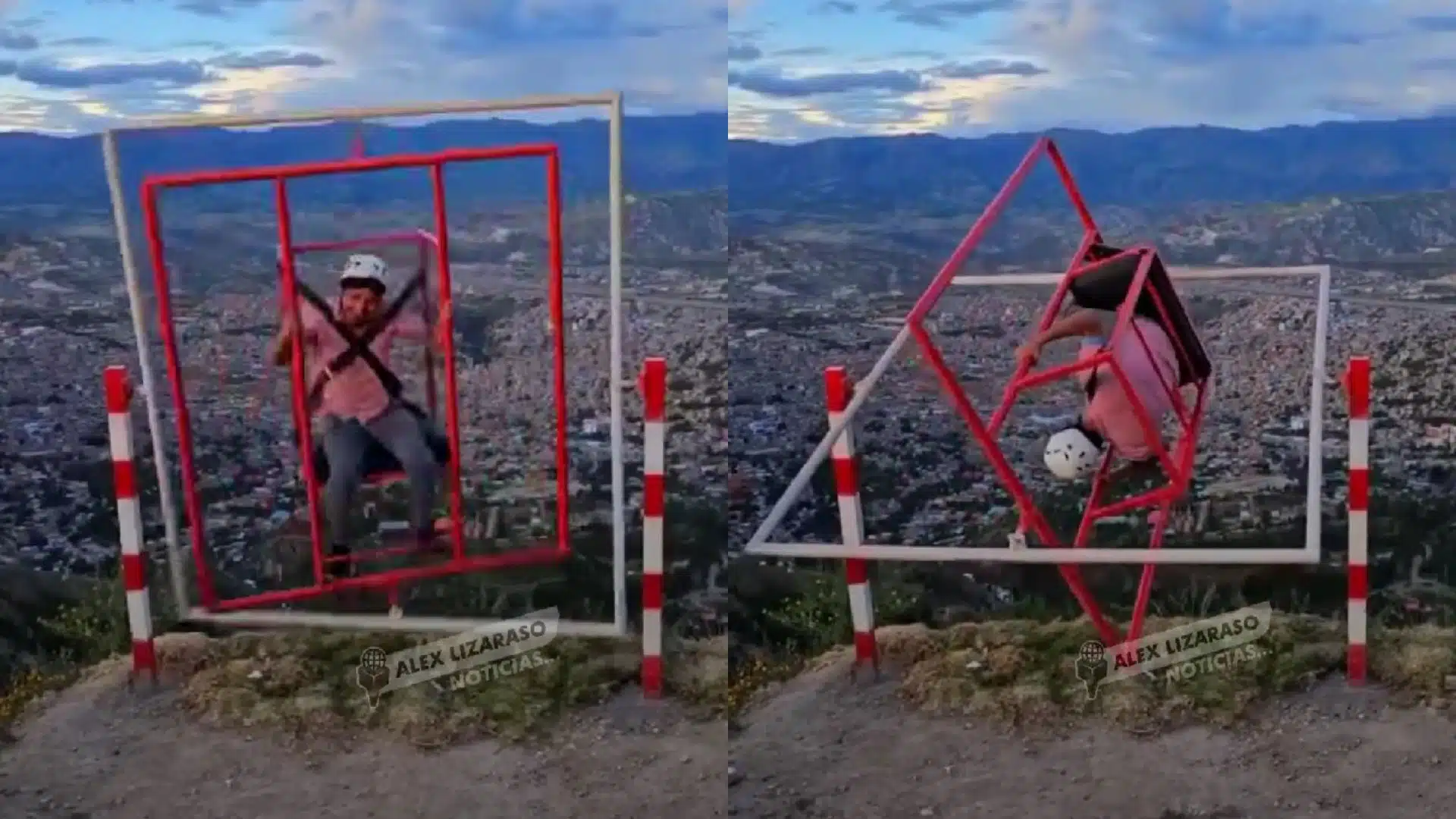 En Perú, turista cae al vacío tras fallas en juego considerado extremo