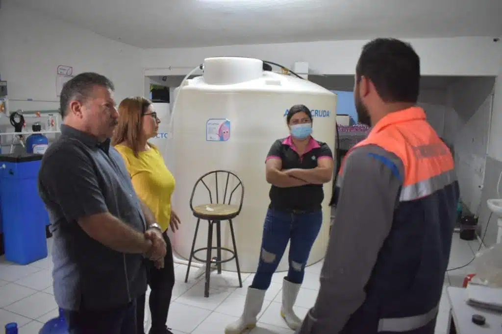 “Hoy mismo vamos a tener un avance” Coepriss supervisa cloración de agua en Choix