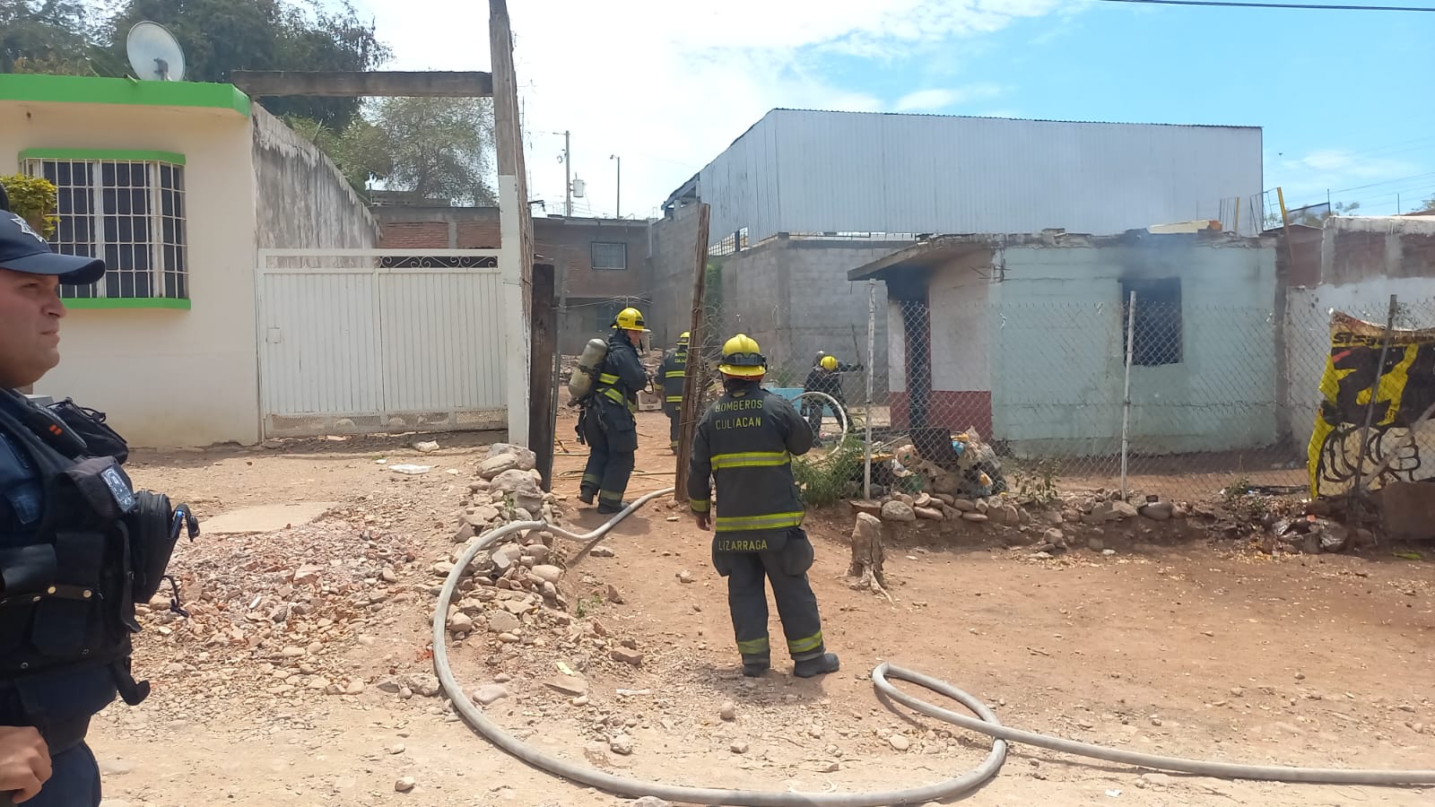 Incendio Culiacán Policíaca 2