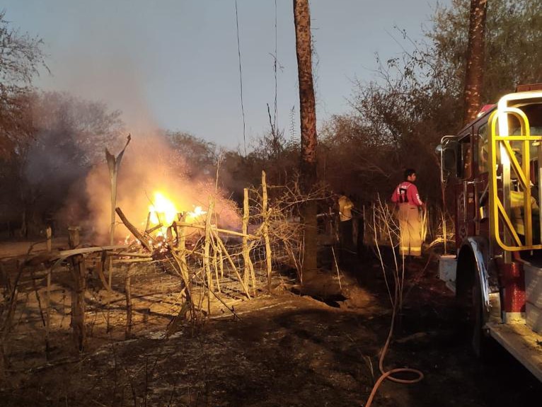 Incendio Mocorito Bomberos