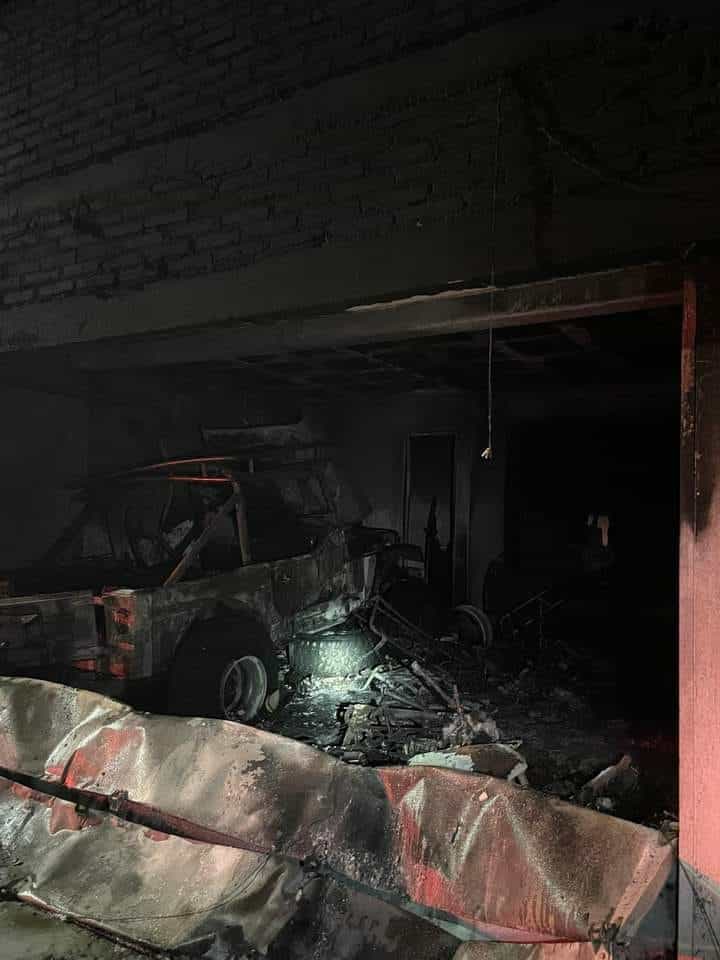 Incendio Vehículos Cochera Culiacán