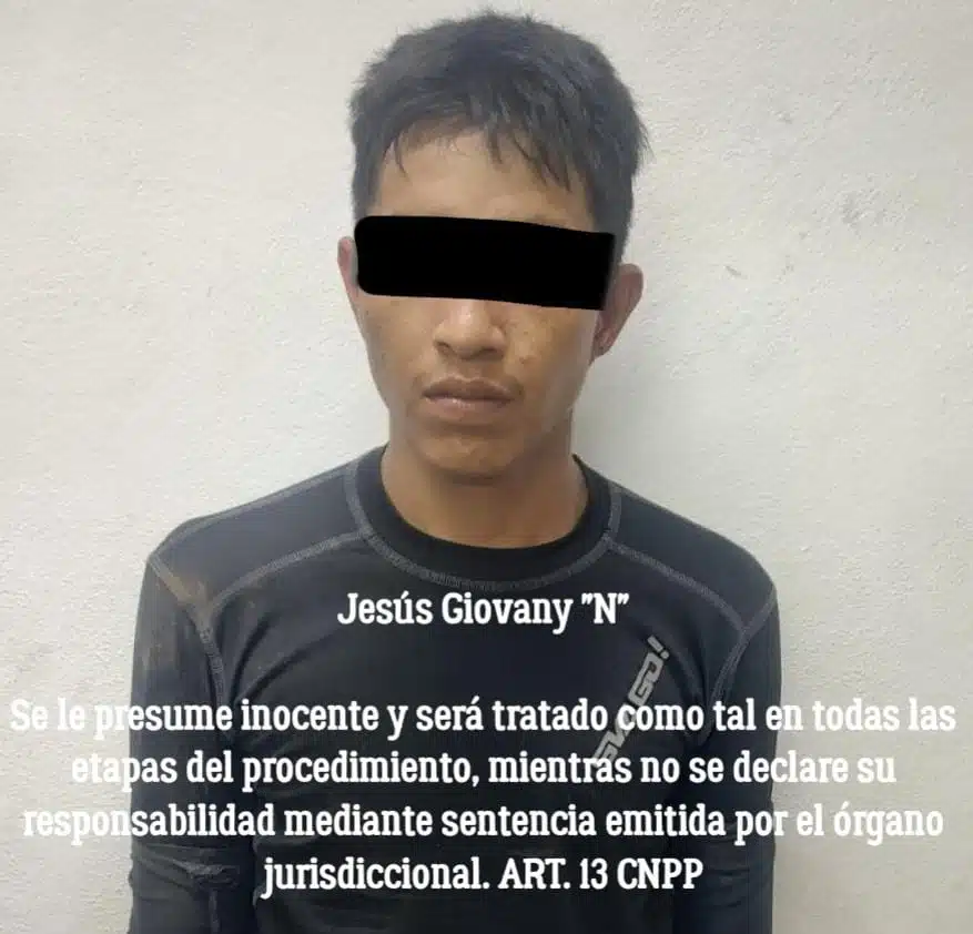 Jesús Geovany, Detenido Mazatlán