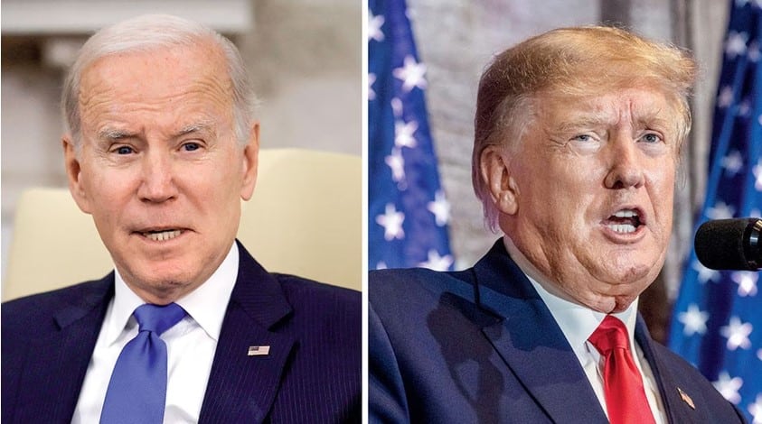 Joe Biden y Donald Trump