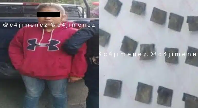 Kimberly tiene 13 años y fue detenida por vender drogas en CDMX; las comercializaba en una zona