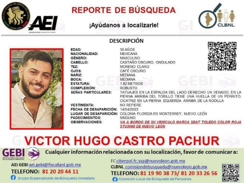 Lo has visto Salió a pasear en su auto y ya no regresó; piden ayuda para encontrarlo