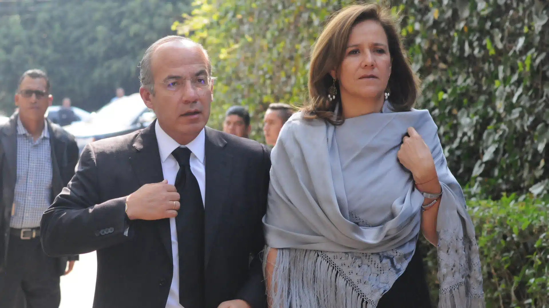 Felipe Calderón y Margarita Zavala muestran sus condolencias a Maribel Guardia tras muerte de Julián