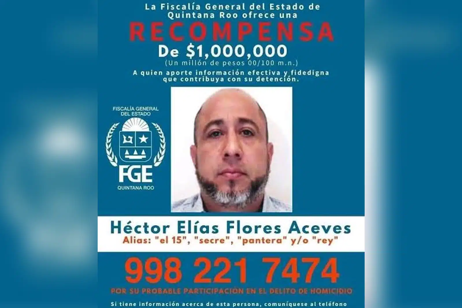 Ofrecen un millón de pesos por el responsable de balacera en Cancún