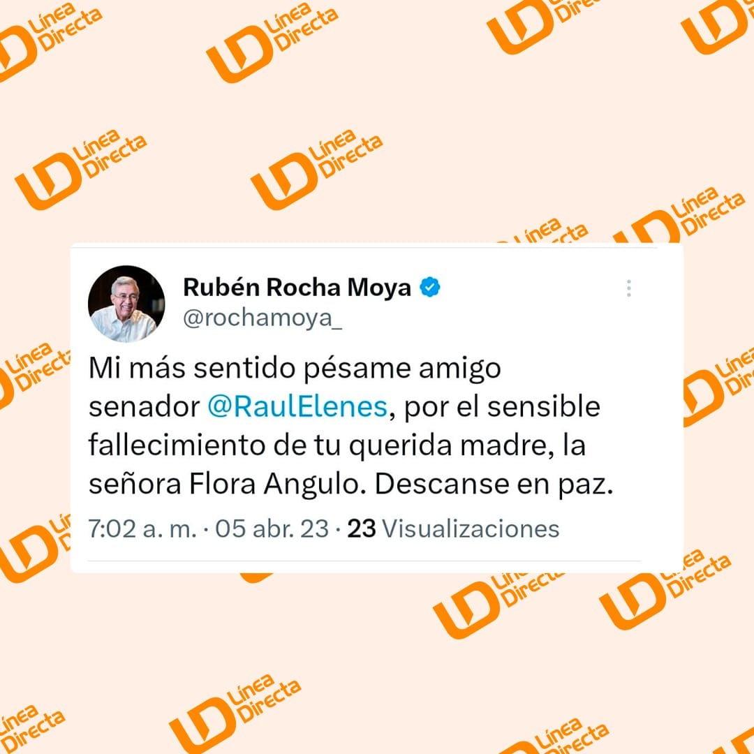 Pésame Rocha a Raúl Elenes