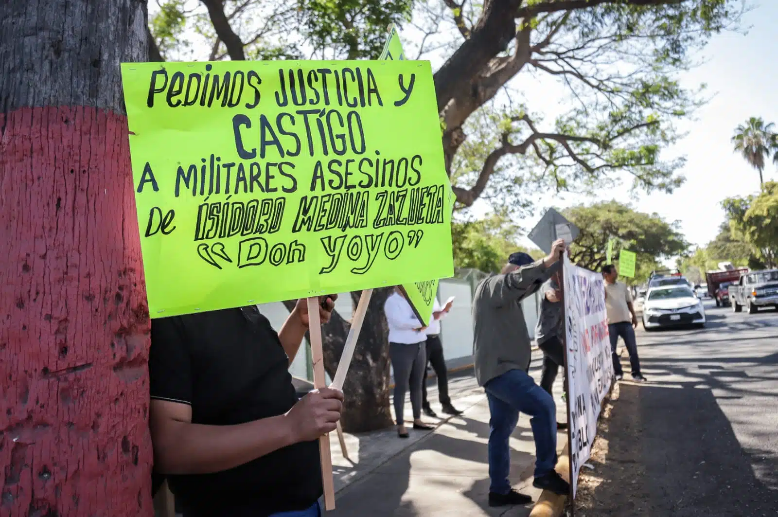 Protesta Don Isidoro Culiacán