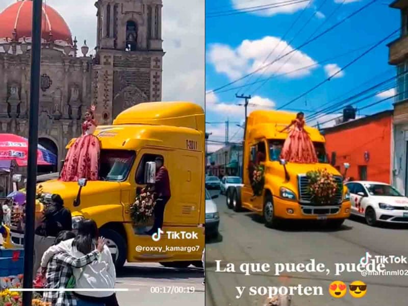 Quinceañera en tráiler