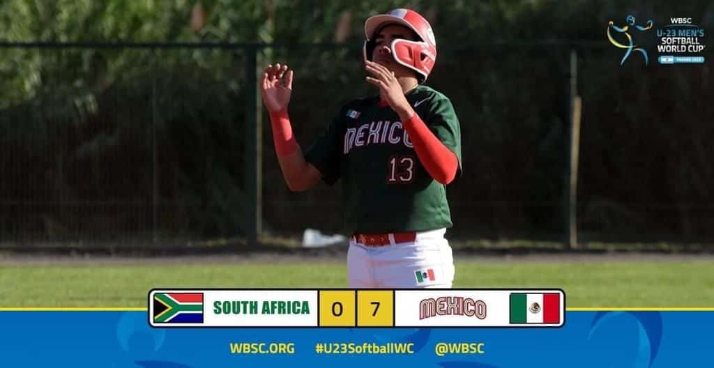 Sinaloense lidera victoria mexicana en mundial de softbol