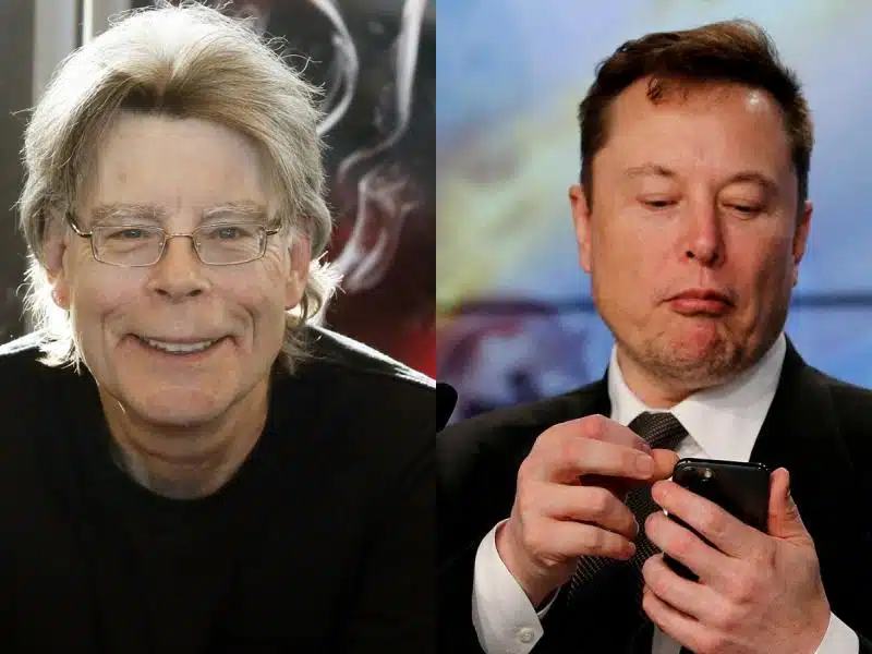 Stephen King y Elon Musk