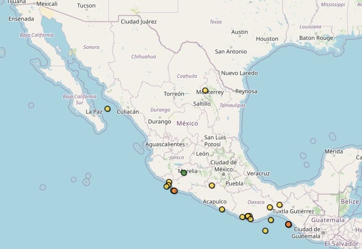 Temblor Guasave SSN