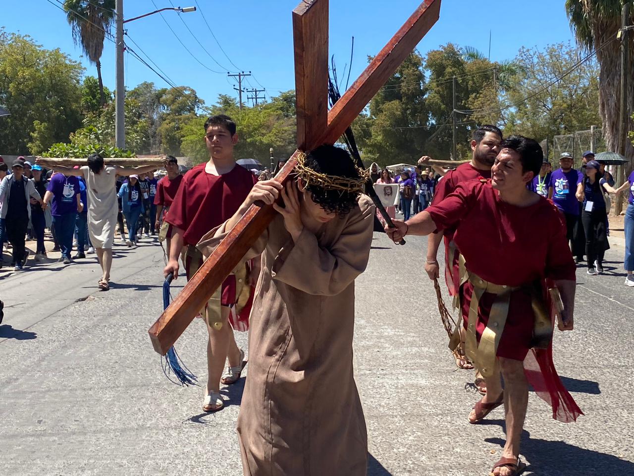 Viacrucis de Jesús en Los Mochis