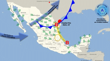 Vientos clima noche