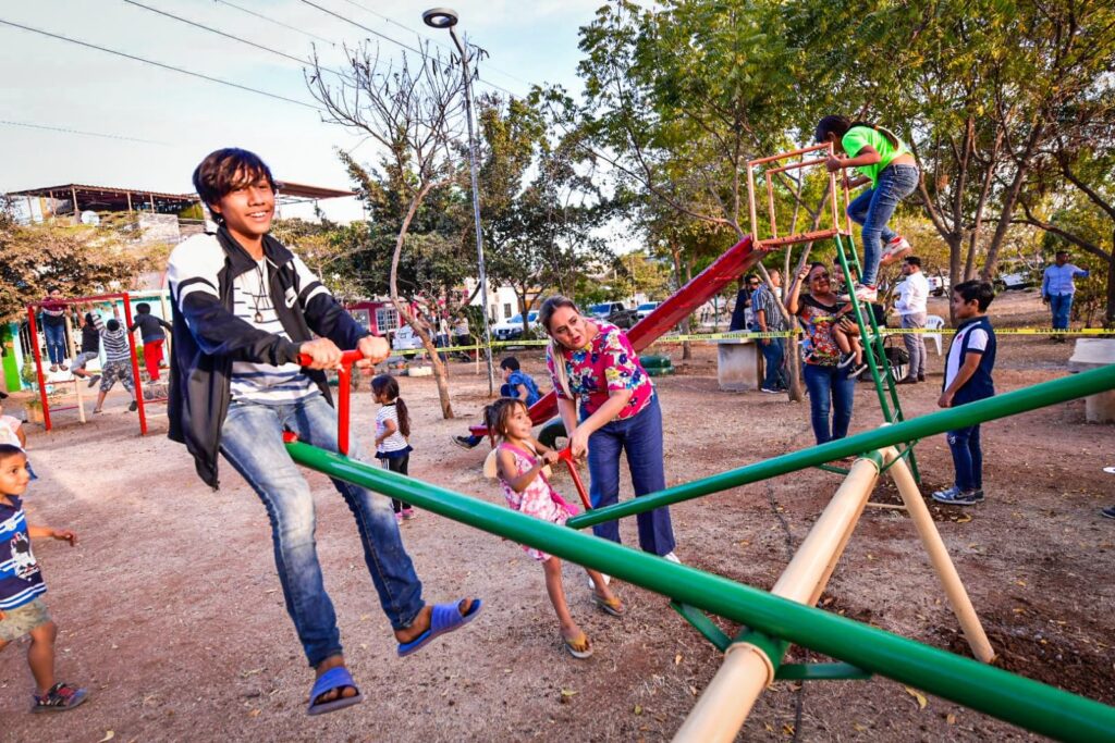 Llega el color y la diversión con área de juegos infantil para niños de Hacienda de Urías, en Mazatlán