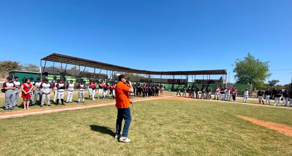 ¡En El Carrizo! Inauguran temporada 31 de la Liga de Beisbol Mingo Vázquez