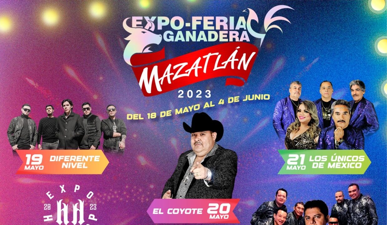 ¡Y viene con todo! Anuncian la Expo Feria Ganadera Mazatlán 2023; cantará “El Coyote”