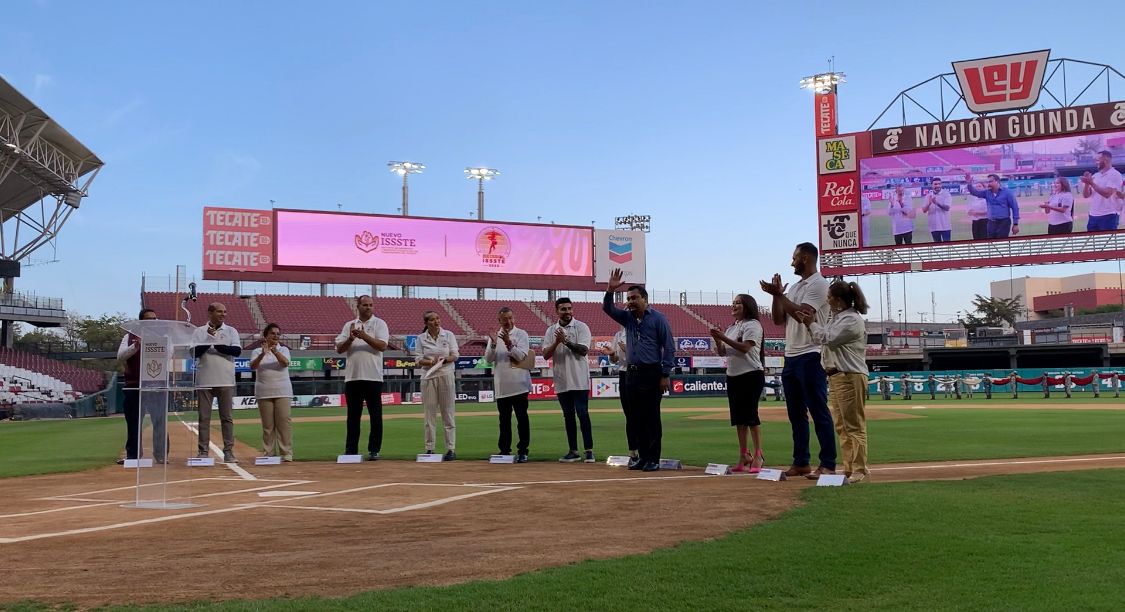 El Torneo Nacional de Beisbol ISSSTE se inauguró esta tarde en Culiacán